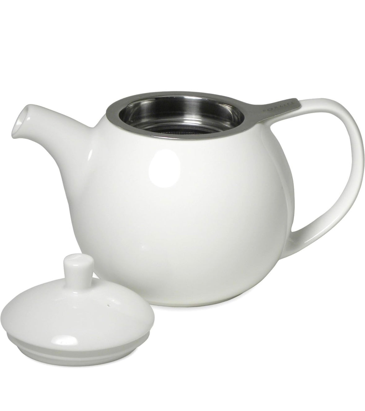 Curve Teapot with Infuser 45oz (Lime or White)