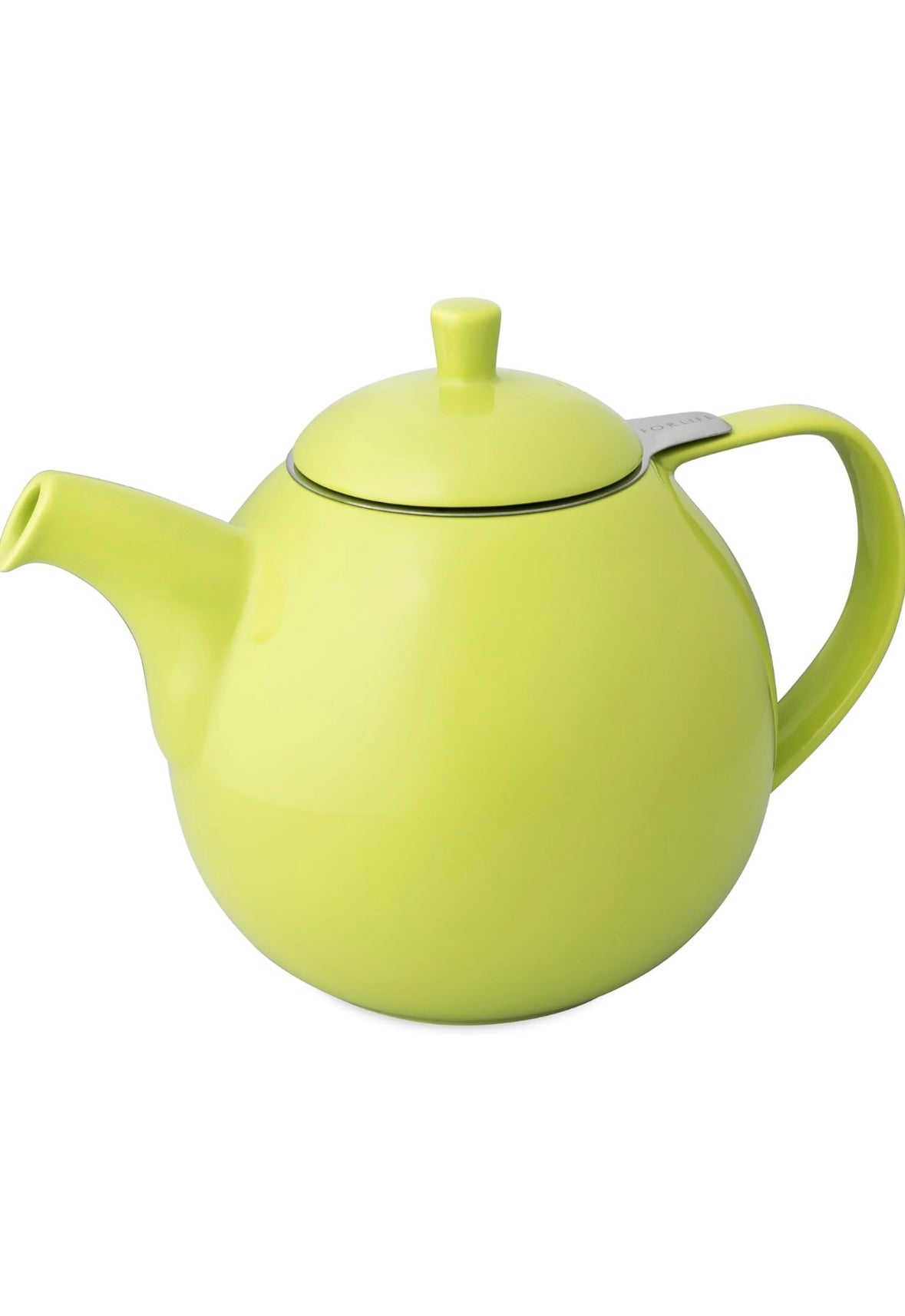 Curve Teapot with Infuser 45oz (Lime or White)